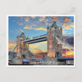 はがき – イギリスのロンドンブリッジ シーズンポストカード (正面)