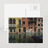 はがき – イタリア，ヴェネツィアの運河 (正面/裏面)