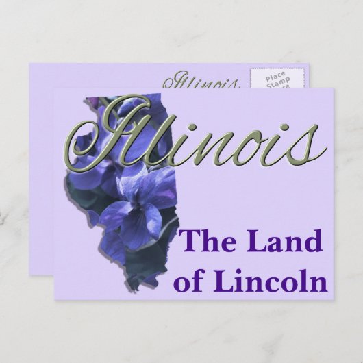 はがき – イリノイ (正面/裏面)