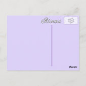 はがき – イリノイ (裏面)