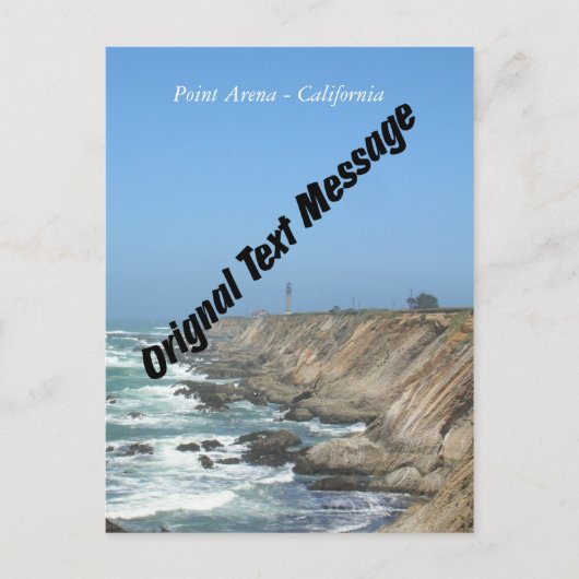 はがき – オリジナル文字メッセージ (正面)