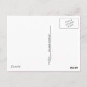 はがき – オレンジ色のカレンデュラの花 (裏面)