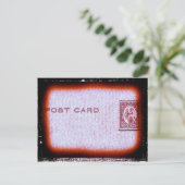 「はがき」（オレンジ） ポストカード (スタンド正面)