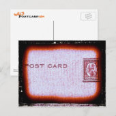 「はがき」（オレンジ） ポストカード (正面/裏面)