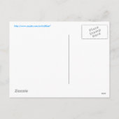 はがき – オールドファッションドバレンタインガールボーイハート シーズンポストカード (裏面)