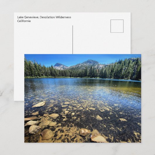 はがき – カリフォルニア州,荒野 (正面/裏面)
