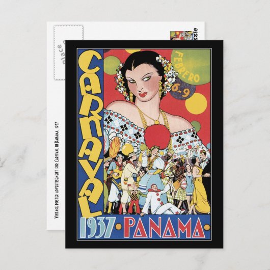 はがき：カーニバル ポストカード (正面/裏面)