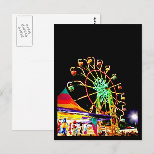 はがき – カーニバル/娯楽–25 (正面/裏面)