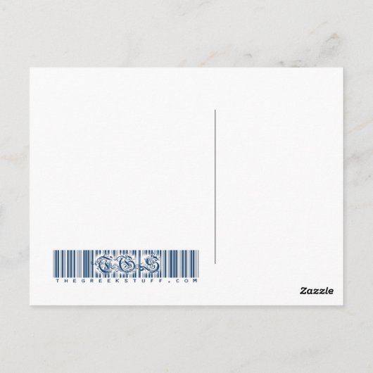 はがき – ギリシャ諸島 (裏面)