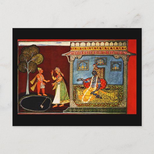 はがき – クラシックアート – インディシャーマラー22 (正面)