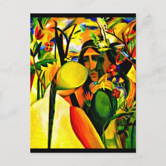 はがき – クラシック/ヴィンテージArt-威厳があるMacke 23 (正面)