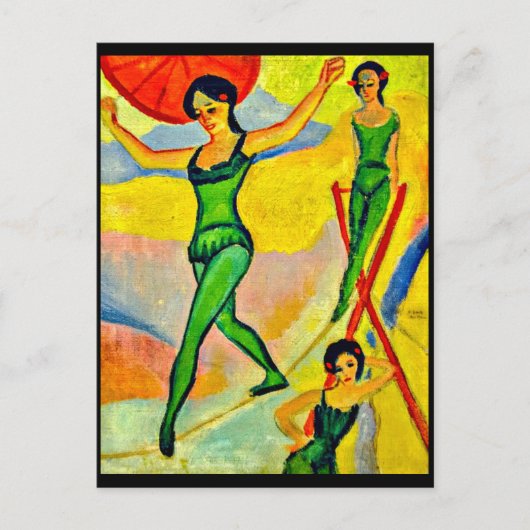 はがき – クラシック/ヴィンテージArt-Macke 威厳がある 20 (正面)