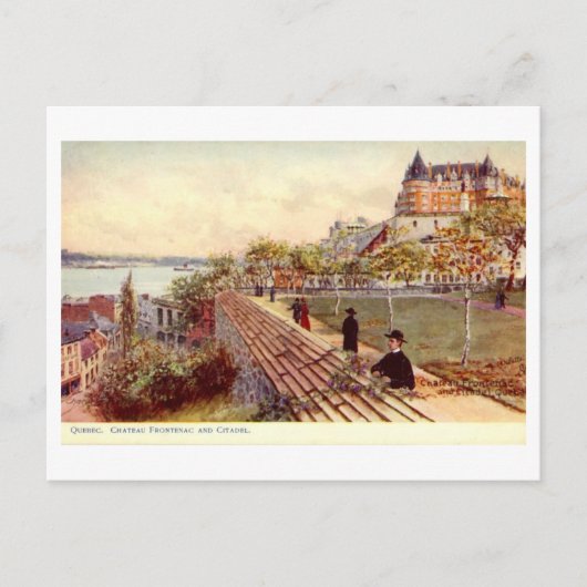 はがき，ケベック，シャトーフロンテナック ポストカード (正面)