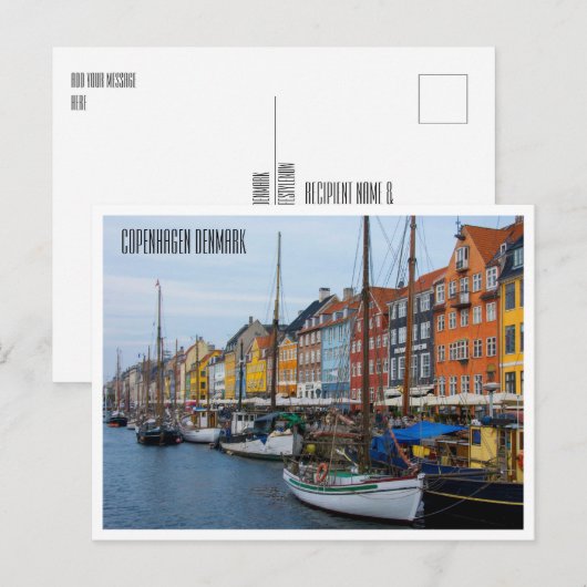 はがき – コペンハーゲンDenmark (正面/裏面)