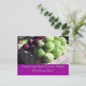 はがき – サポート農家市場 – Cabages (スタンド正面)