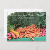 はがき – サポート農家市場 – Carrots (正面/裏面)