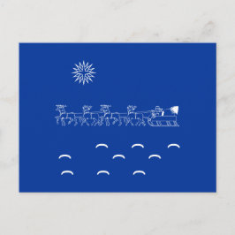 はがき – サンタのそり乗り シーズンポストカード