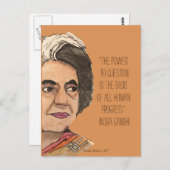 はがき「シスタフッド」シリーズ – インディラ ポストカード (正面/裏面)