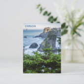 はがき:シースタックとアイリス(ポートレート) ポストカード (スタンド正面)