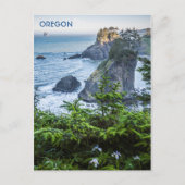 はがき:シースタックとアイリス(ポートレート) ポストカード (正面)