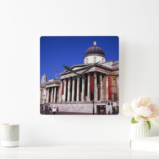 はがき スクエア壁時計 (ホーム)