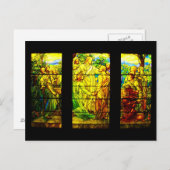 はがき – ステンドガラス – ティファニー8 (正面/裏面)
