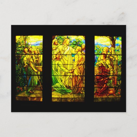 はがき – ステンドガラス – ティファニー8 (正面)