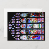 はがき – ステンドグラス窓チェスター大聖堂 (正面/裏面)