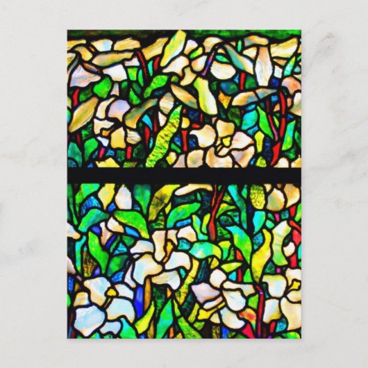 はがき – ステンドグラス – ティファニー14 (正面)