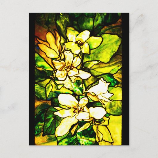 はがき – ステンドグラス – ティファニー2 (正面)