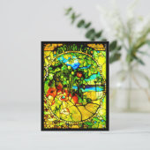 はがき – ステンドグラス – ティファニー3 (スタンド正面)
