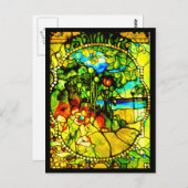 はがき – ステンドグラス – ティファニー3 (正面/裏面)