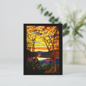 はがき – ステンドグラス – ティファニー9 (スタンド正面)