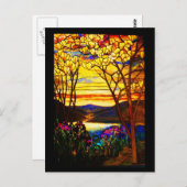 はがき – ステンドグラス – ティファニー9 (正面/裏面)