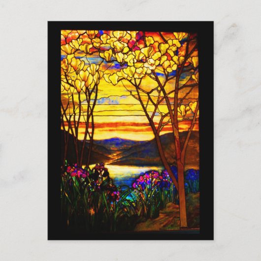 はがき – ステンドグラス – ティファニー9 (正面)