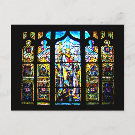 はがき – ステンドグラス – ルイスティファニー1 (正面)