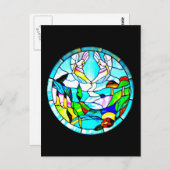 はがき – ステンドグラス – ルイ・ティファニー3 (正面/裏面)