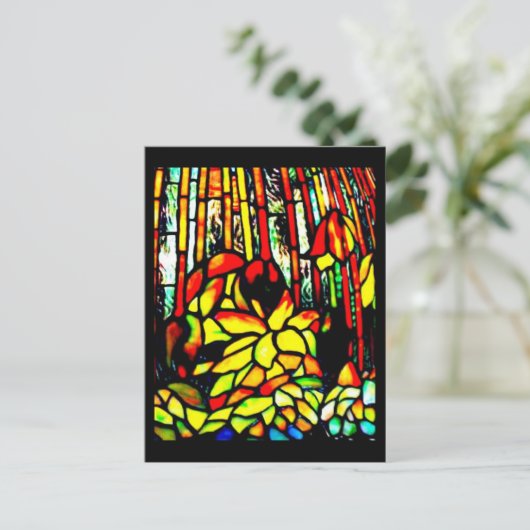 はがき – ステンドグラス – ルイ・ティファニー9 (スタンド正面)