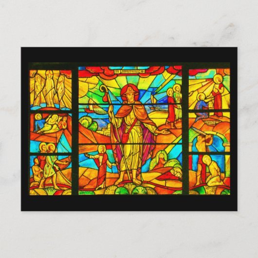 はがき – ステンドグラス–15 (正面)