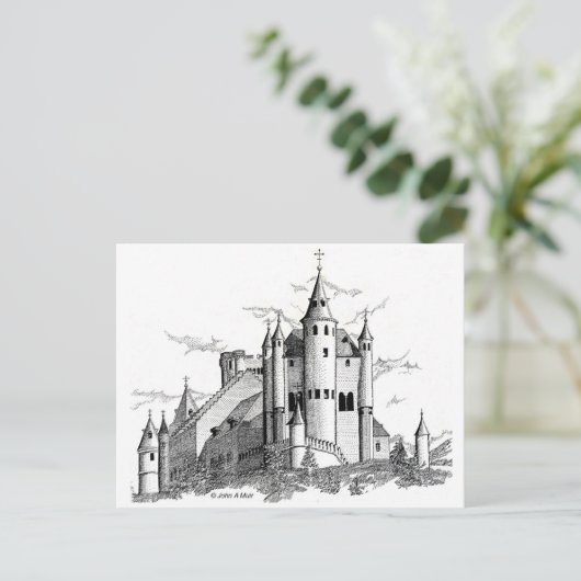 はがき – スペインの城 (スタンド正面)