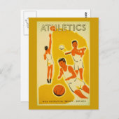 はがき – スポーツ/ゲーム – ヴィンテージスポーツアート12 (正面/裏面)