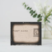 「はがき」（セピア） ポストカード (スタンド正面)