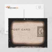 「はがき」（セピア） ポストカード (正面/裏面)