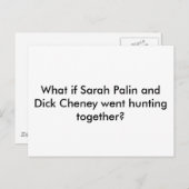 はがき、チェニー、ペイン狩り ポストカード (正面/裏面)