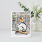 はがき：ネコ用航空 ポストカード (スタンド正面)