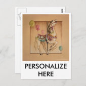 はがき – ハッピーホース回転木馬 (正面/裏面)