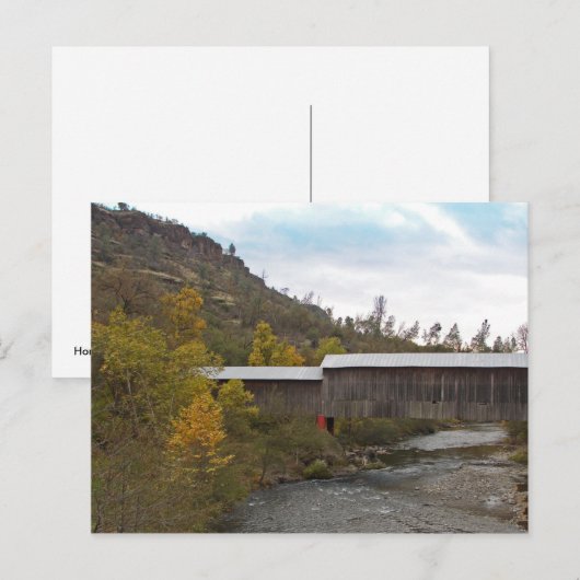 はがき – ハニー走カバー橋 (正面/裏面)