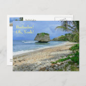 はがき、バルバドス！おお、うん！/バシバロック ポストカード (正面/裏面)