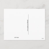 はがき – バレンタインハート図形へ シーズンポストカード (裏面)