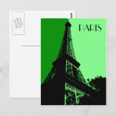 はがき – パリ (正面/裏面)